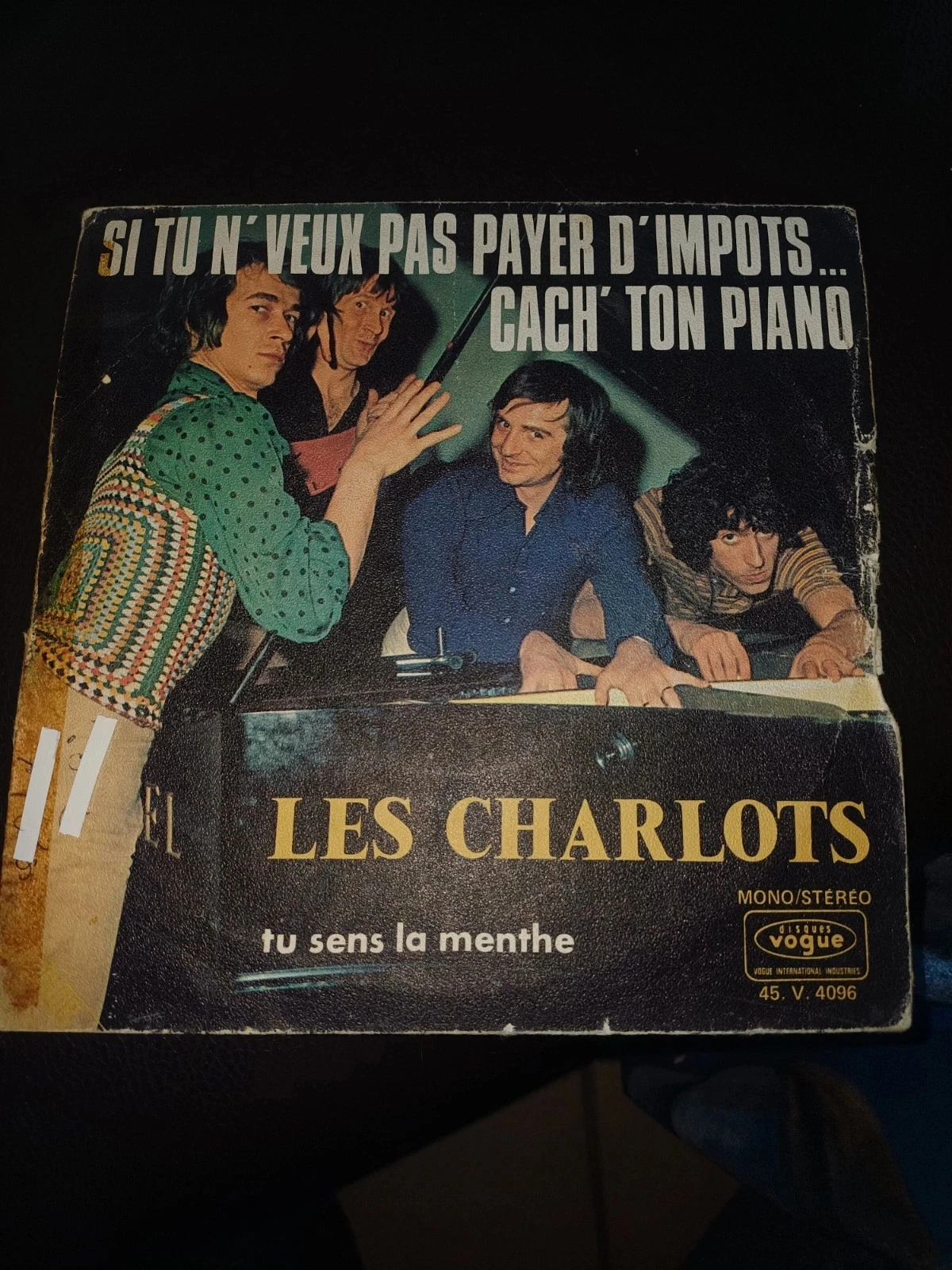 45rpm record les charlots if you don't want to pay taxes – photo 2